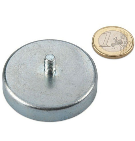 50x10mm With M6x12 Threaded Stud