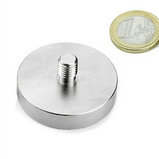 External Threaded Neodymium Pot Magnets D48x11.5mm