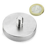 External Threaded Neodymium Pot Magnets D60x15mm