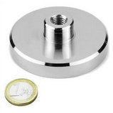 Internal(Female) Thread Neodymium Pot Magnets D60x15mm