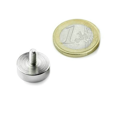 External Threaded Neodymium Pot Magnets D16x5mm