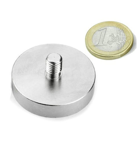External Threaded Neodymium Pot Magnets D42x9mm