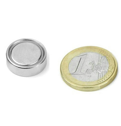 16x5mm Flat Neodymium Pot Magnets (Mono-pole Neodymium Magnets)