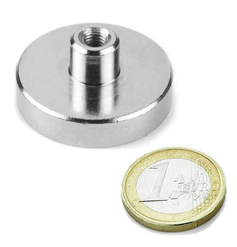 Internal(Female) Thread Neodymium Pot Magnets D36x8mm