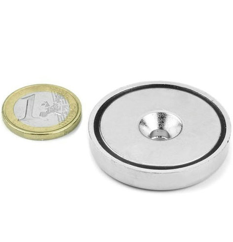 Neodymium Countersunk Pot Magnets 36mm