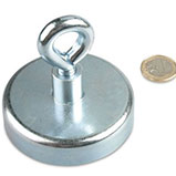 Neodymium(Pot/Cup) Magnets With Eyelet 75x18mm