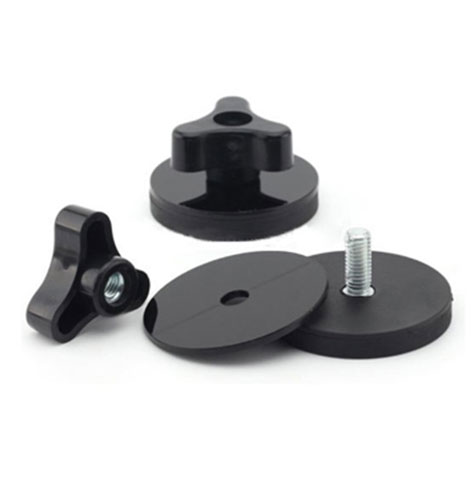 Rubber Coated Mounting Base Magnets For Billboard 88mm
