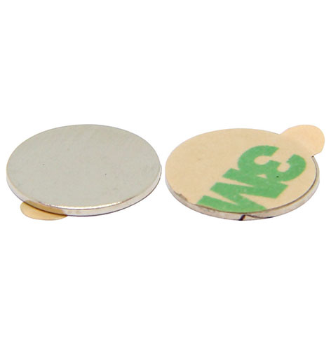 Self-Adhesive Backed (Neodymium) Disc Magnets 15x1mm