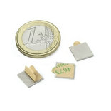 Square Adhesive Backed Neodymium Magnets 10x10x1mm