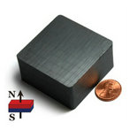 Ceramic(Ferrite) Block Magnets 2"X2"X1"(50x50x25mm)