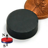 Ceramic(Ferrite) Disc Magnets 0.75"X 0.25"(D19x6.3mm)