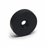 Plastic Coated Countersunk Magnets 1"