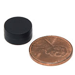 Plastic Coated Rare Earth Neodymium Disc Magnet 1/2