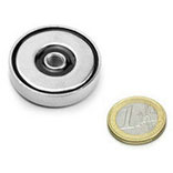 36mm Flat Neodymium Pot Magnets With Screw Hole