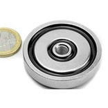 48mm Flat Neodymium Pot Magnets With Screw Hole